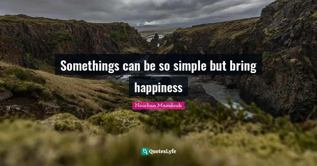 Somethings can be so simple but bring happiness