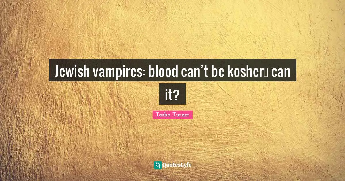 Jewish vampires: blood can’t be kosher… can it?