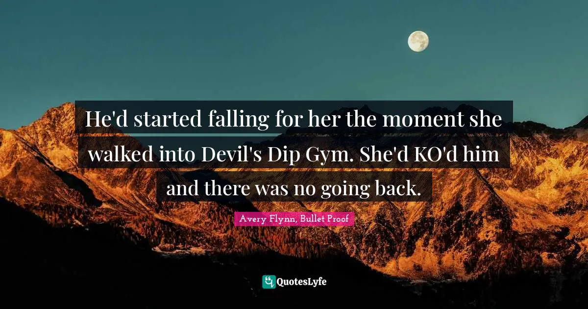 He'd started falling for her the moment she walked into Devil's Dip Gym. She'd KO'd him and there was no going back.