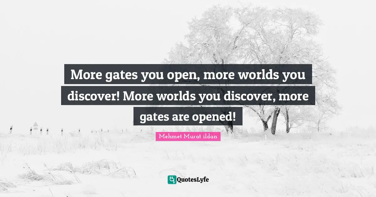 More gates you open, more worlds you discover! More worlds you discover, more gates are opened!