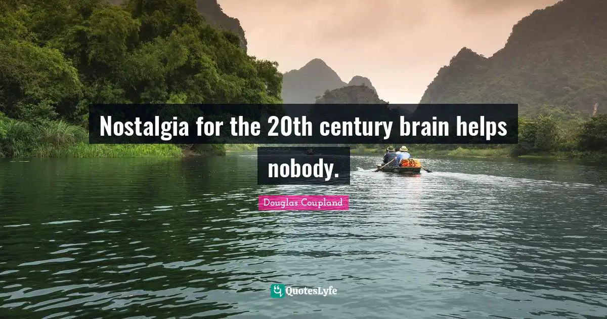 Nostalgia for the 20th century brain helps nobody.