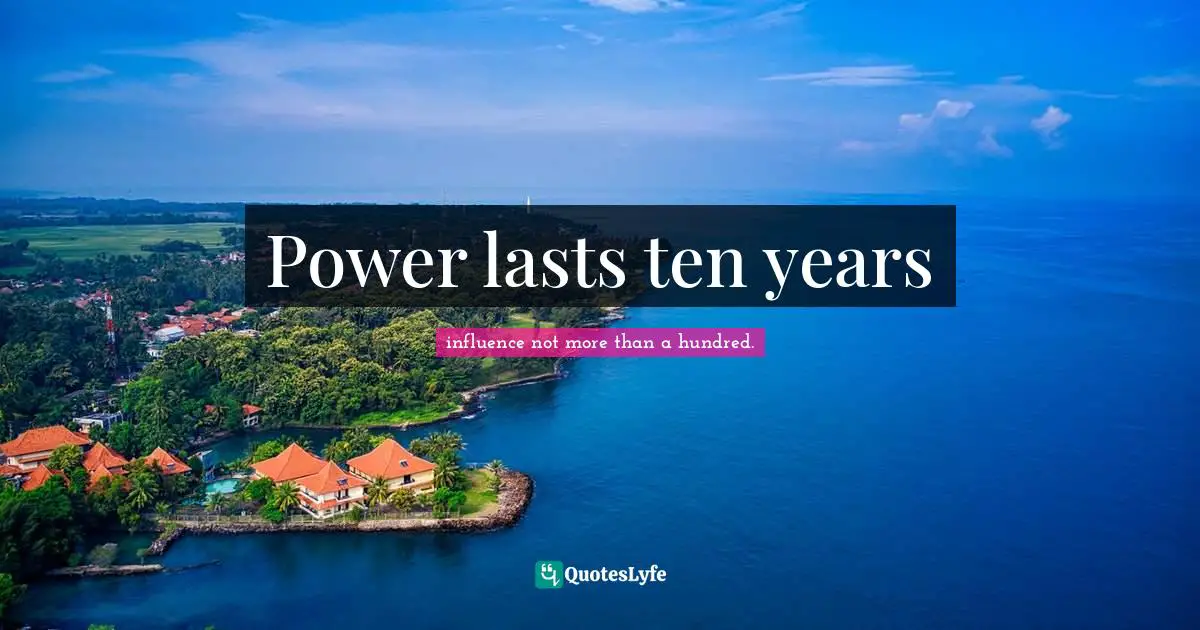 Power lasts ten years