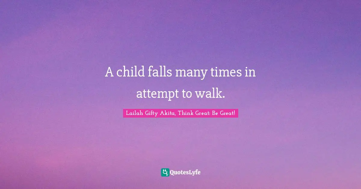 A child falls many times in attempt to walk.