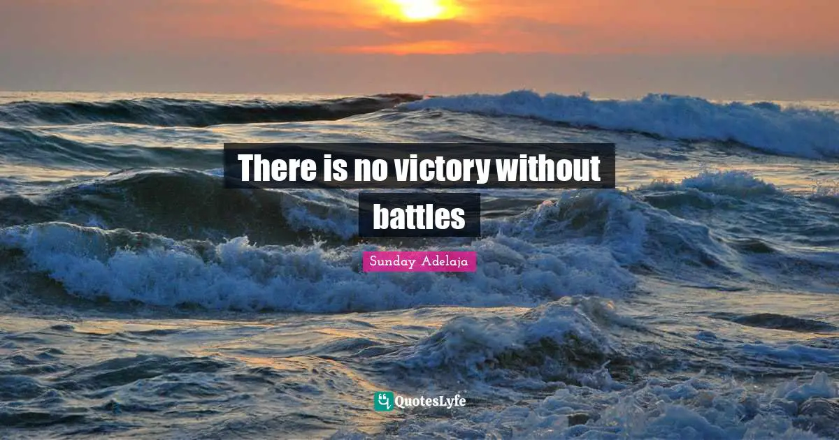 Battles Quotes: "There is no victory without battles"
