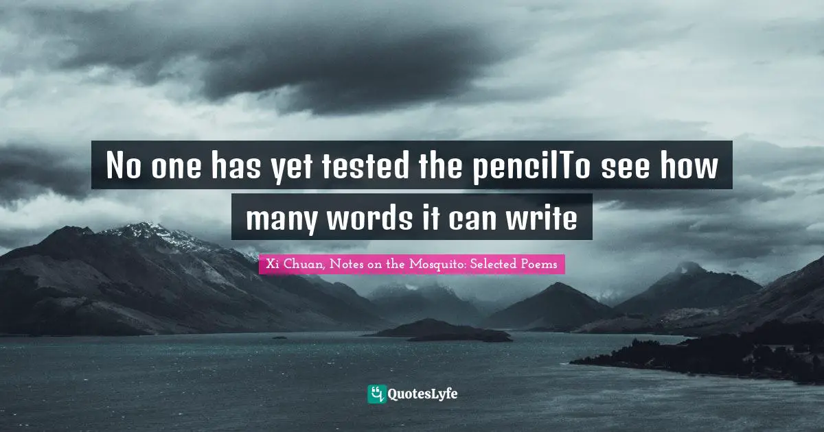 No one has yet tested the pencilTo see how many words it can write