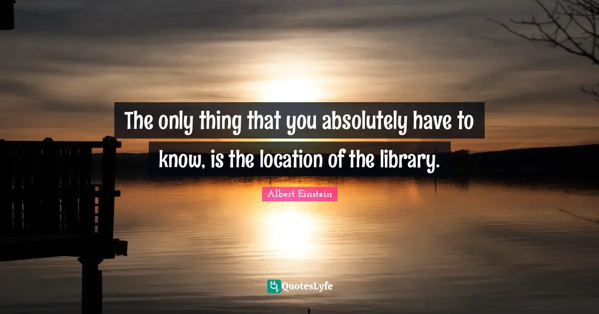 The only thing that you absolutely have to know, is the location of the library.