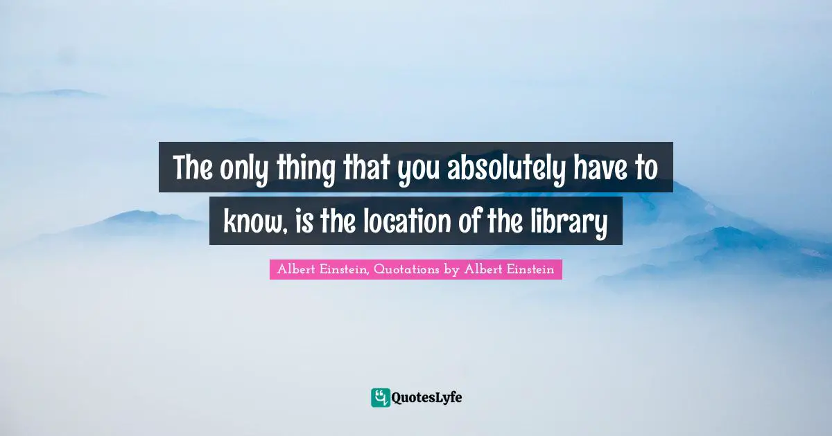 The only thing that you absolutely have to know, is the location of the library