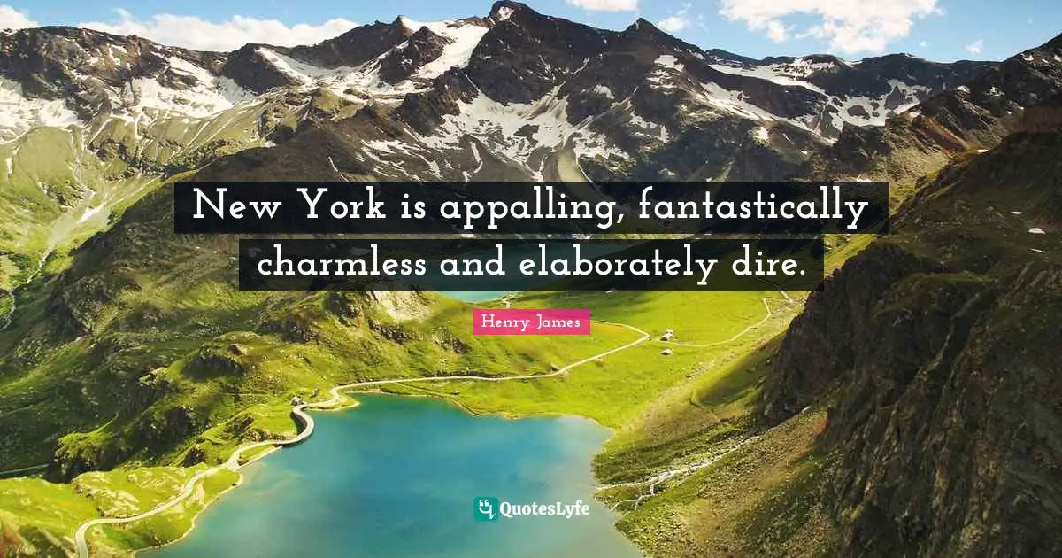 New York is appalling, fantastically charmless and elaborately dire.