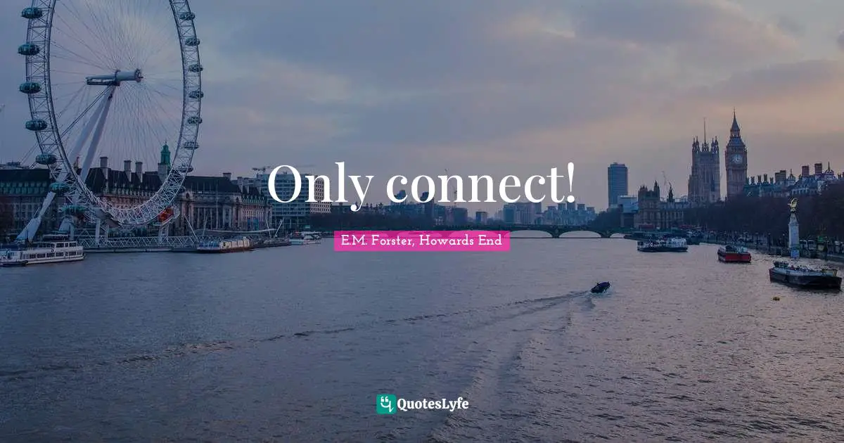 Only connect!