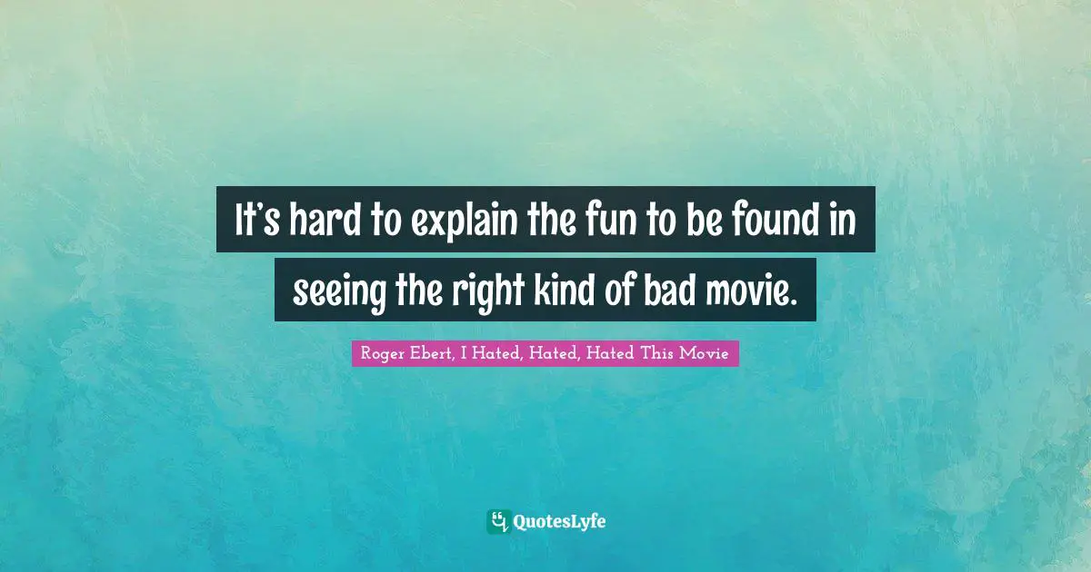 It’s hard to explain the fun to be found in seeing the right kind of bad movie.