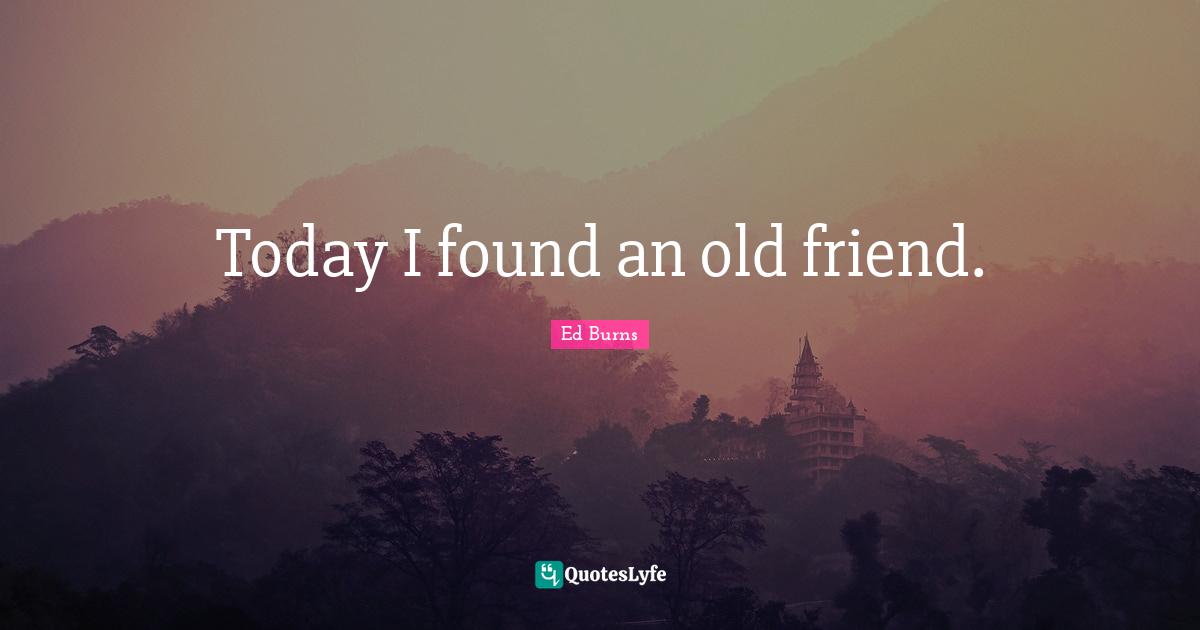 Today I found an old friend.