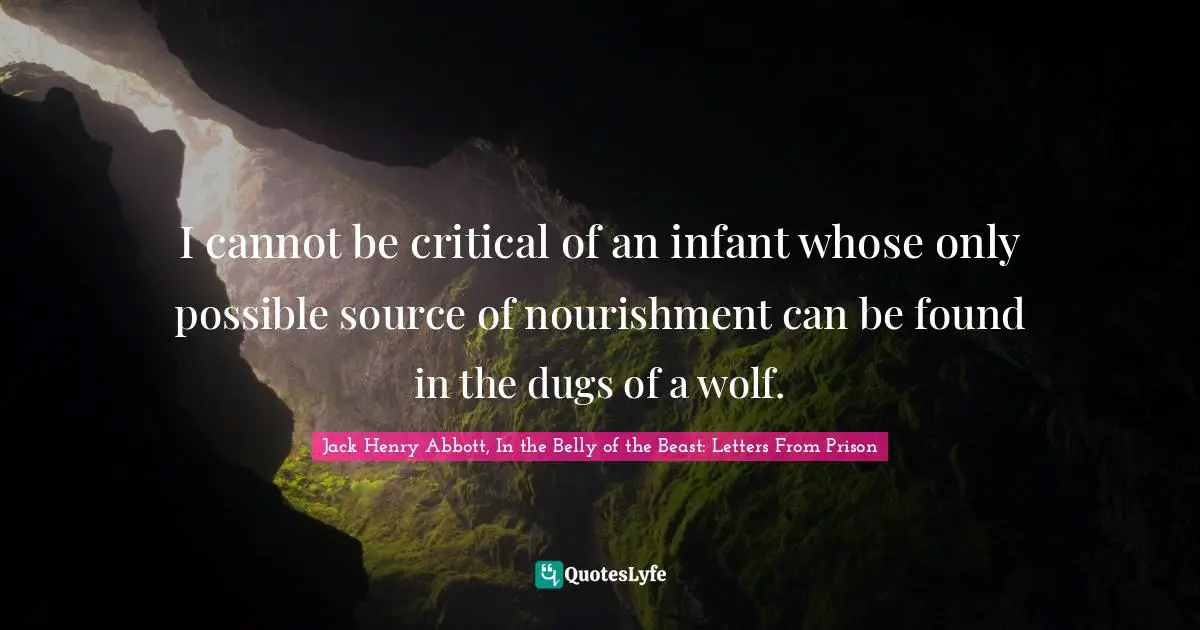 I cannot be critical of an infant whose only possible source of nourishment can be found in the dugs of a wolf.