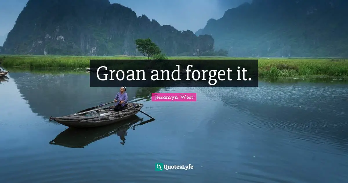 Groan and forget it.