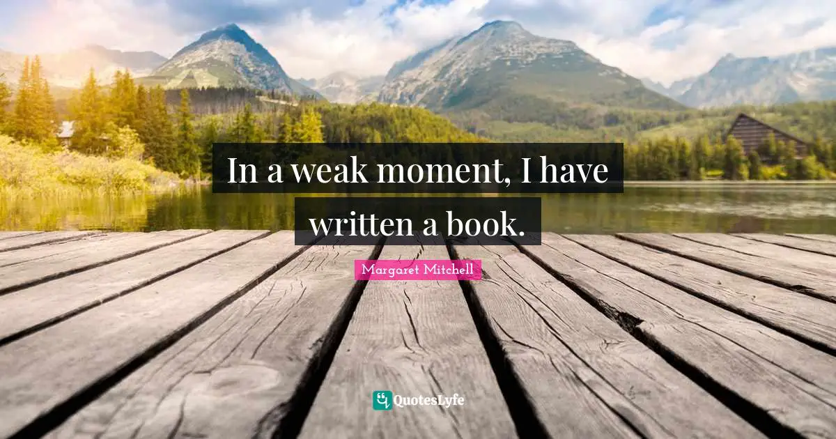 In a weak moment, I have written a book.