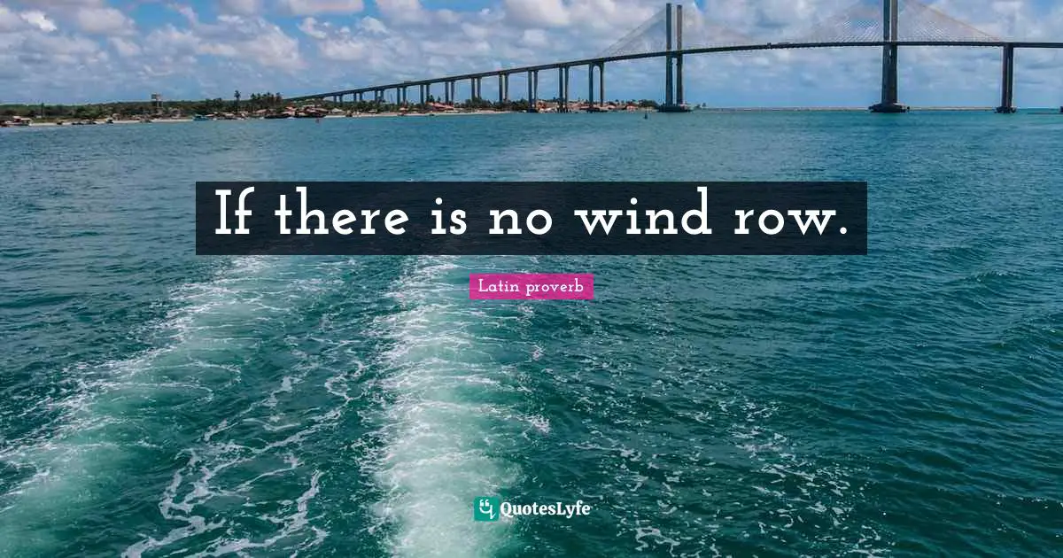 If there is no wind row.