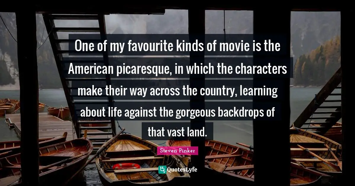 One of my favourite kinds of movie is the American picaresque, in which the characters make their way across the country, learning about life against the gorgeous backdrops of that vast land.