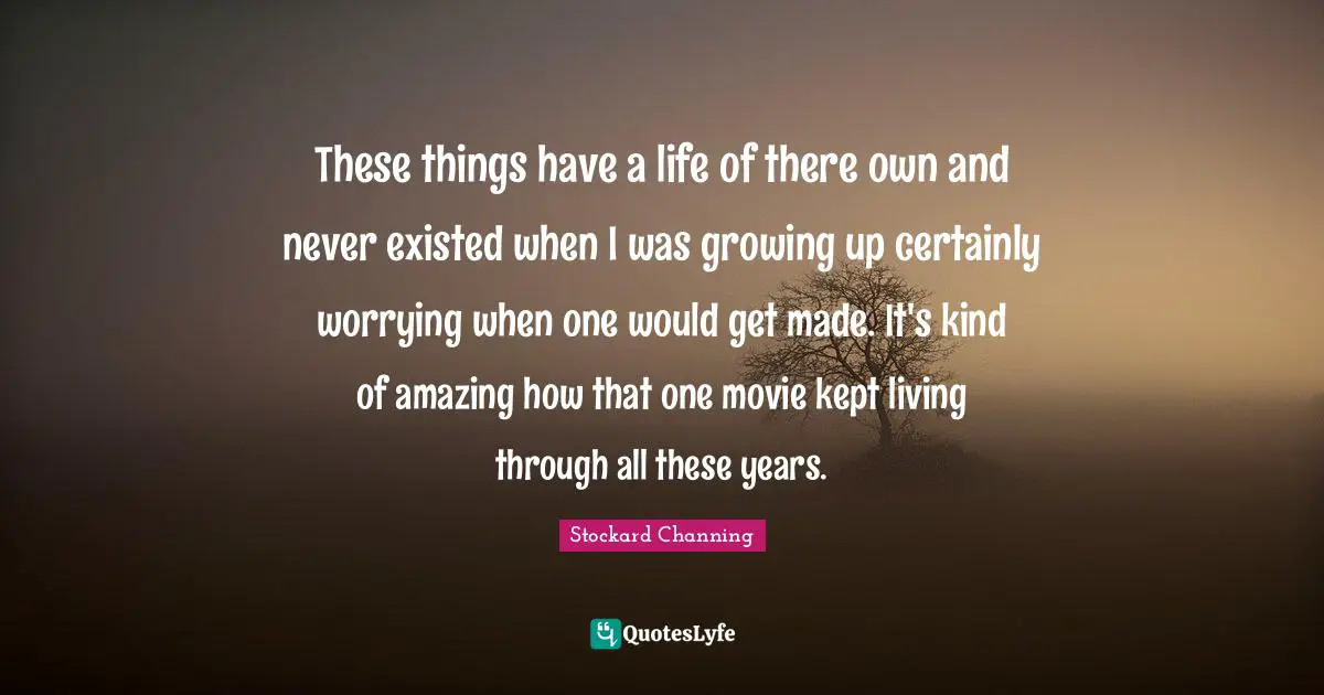 These things have a life of there own and never existed when I was growing up certainly worrying when one would get made. It's kind of amazing how that one movie kept living through all these years.