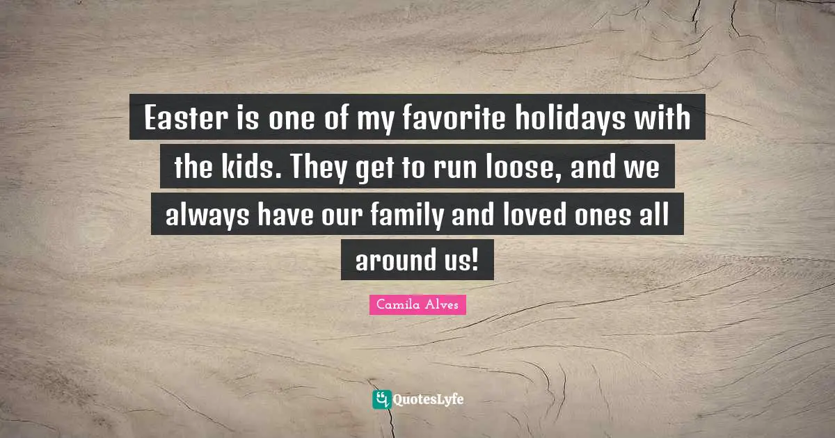 Easter is one of my favorite holidays with the kids. They get to run loose, and we always have our family and loved ones all around us!