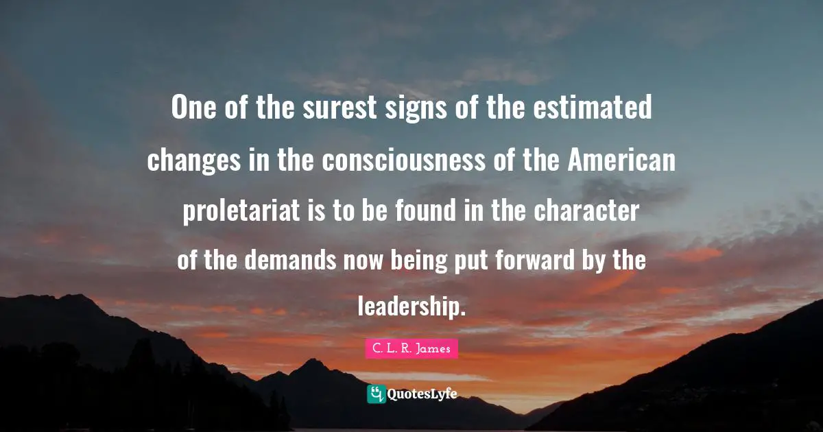 One of the surest signs of the estimated changes in the consciousness of the American proletariat is to be found in the character of the demands now being put forward by the leadership.
