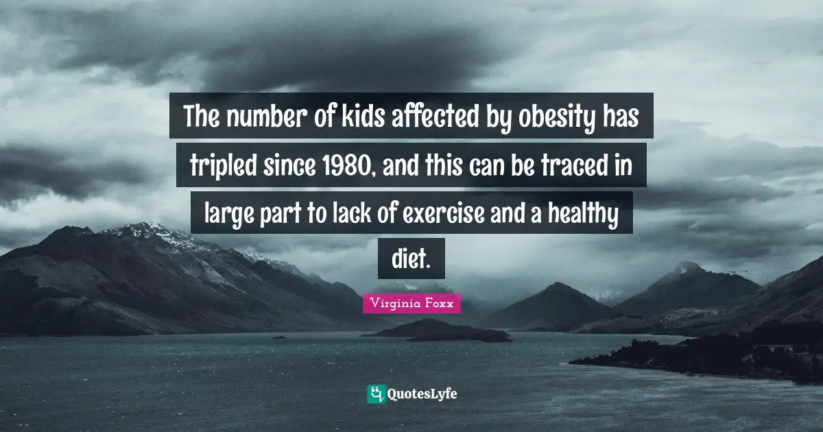 The number of kids affected by obesity has tripled since 1980, and this can be traced in large part to lack of exercise and a healthy diet.