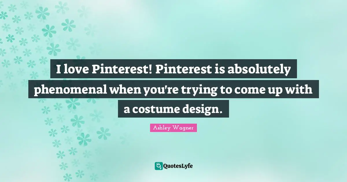 I love Pinterest! Pinterest is absolutely phenomenal when you're trying to come up with a costume design.