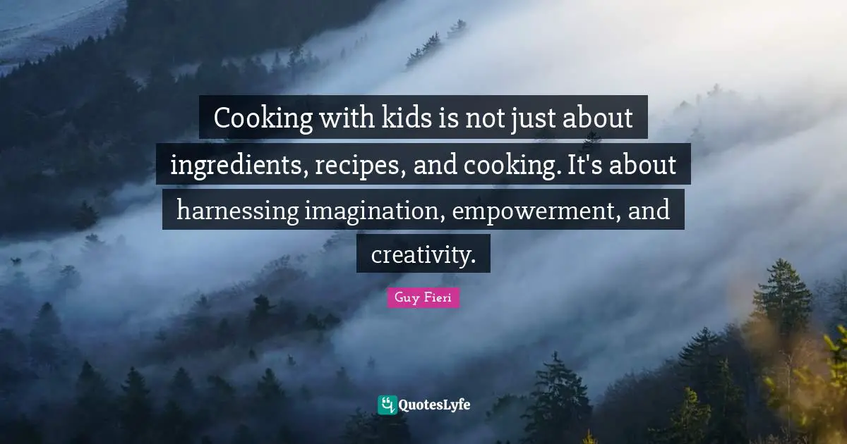 Cooking with kids is not just about ingredients, recipes, and cooking. It's about harnessing imagination, empowerment, and creativity.