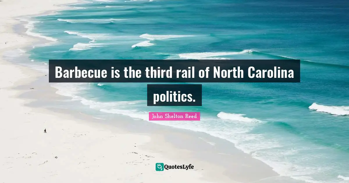 Barbecue is the third rail of North Carolina politics.