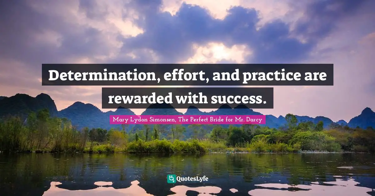 ‎Determination, effort, and practice are rewarded with success.