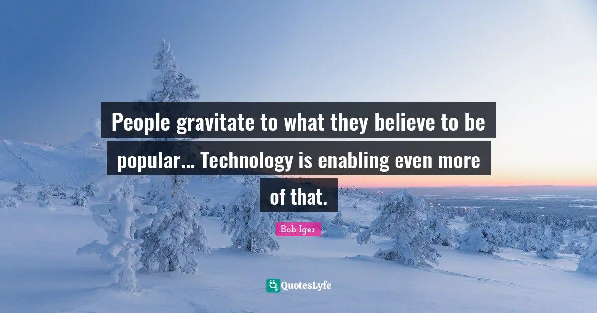 People gravitate to what they believe to be popular... Technology is enabling even more of that.