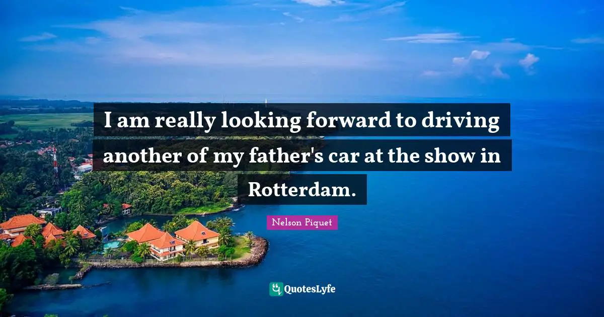 I am really looking forward to driving another of my father's car at the show in Rotterdam.