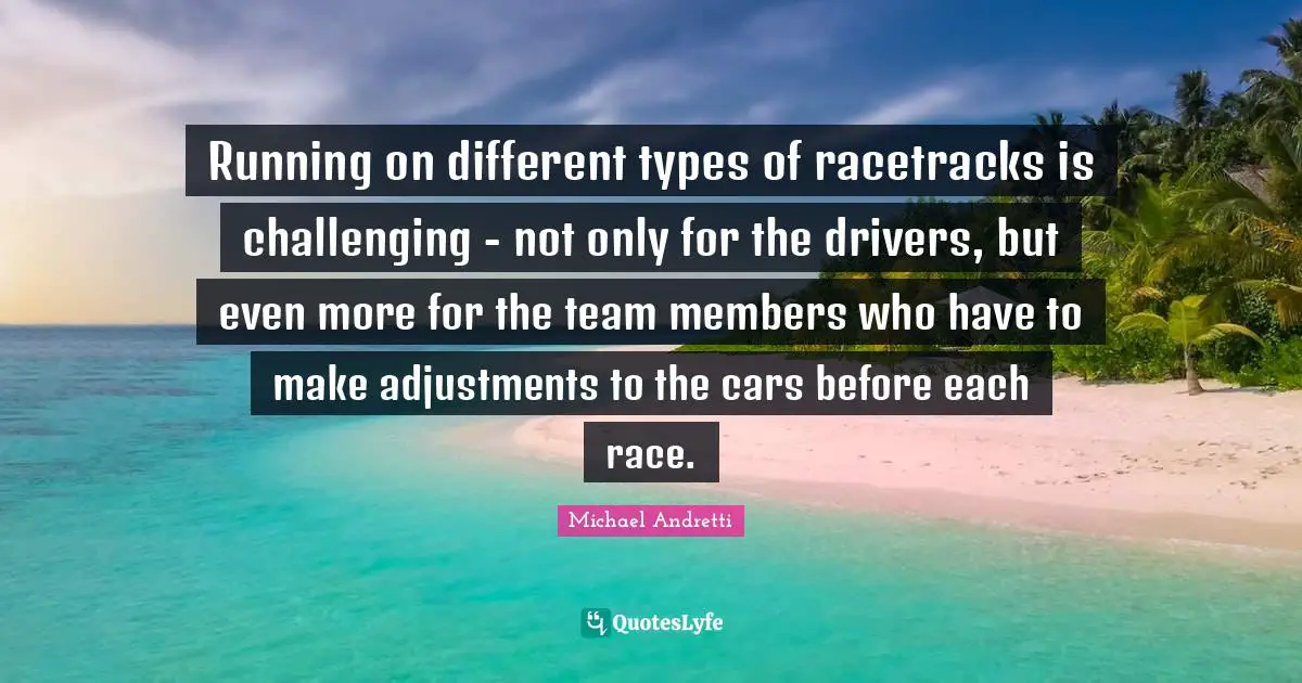 Running on different types of racetracks is challenging - not only for the drivers, but even more for the team members who have to make adjustments to the cars before each race.