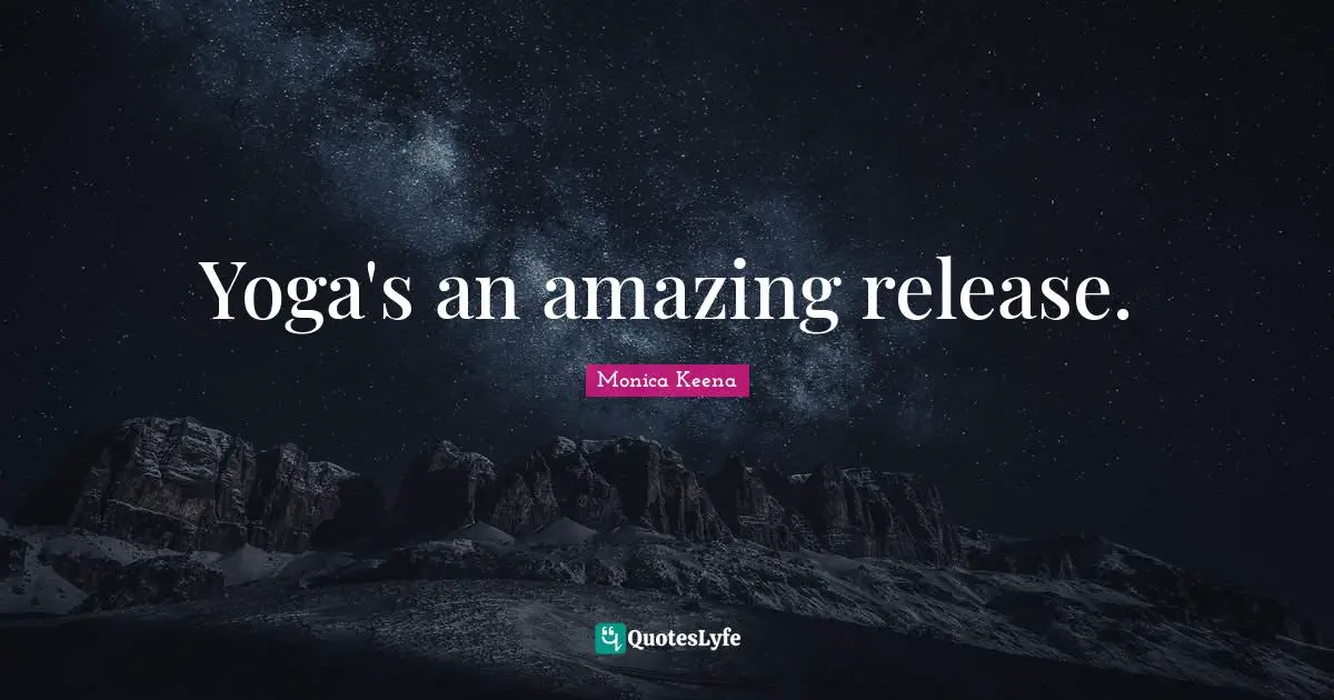 Yoga's an amazing release.