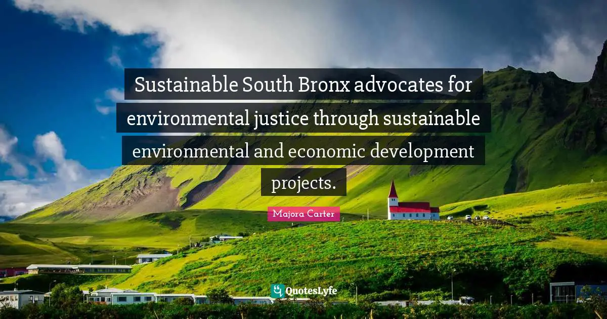 Sustainable South Bronx advocates for environmental justice through sustainable environmental and economic development projects.