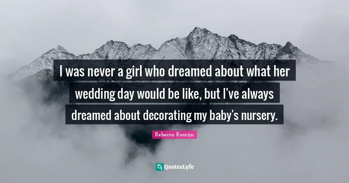 I was never a girl who dreamed about what her wedding day would be like, but I've always dreamed about decorating my baby's nursery.