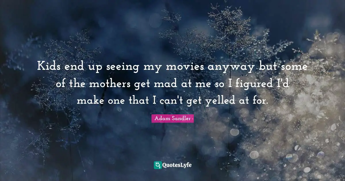 Kids end up seeing my movies anyway but some of the mothers get mad at me so I figured I'd make one that I can't get yelled at for.