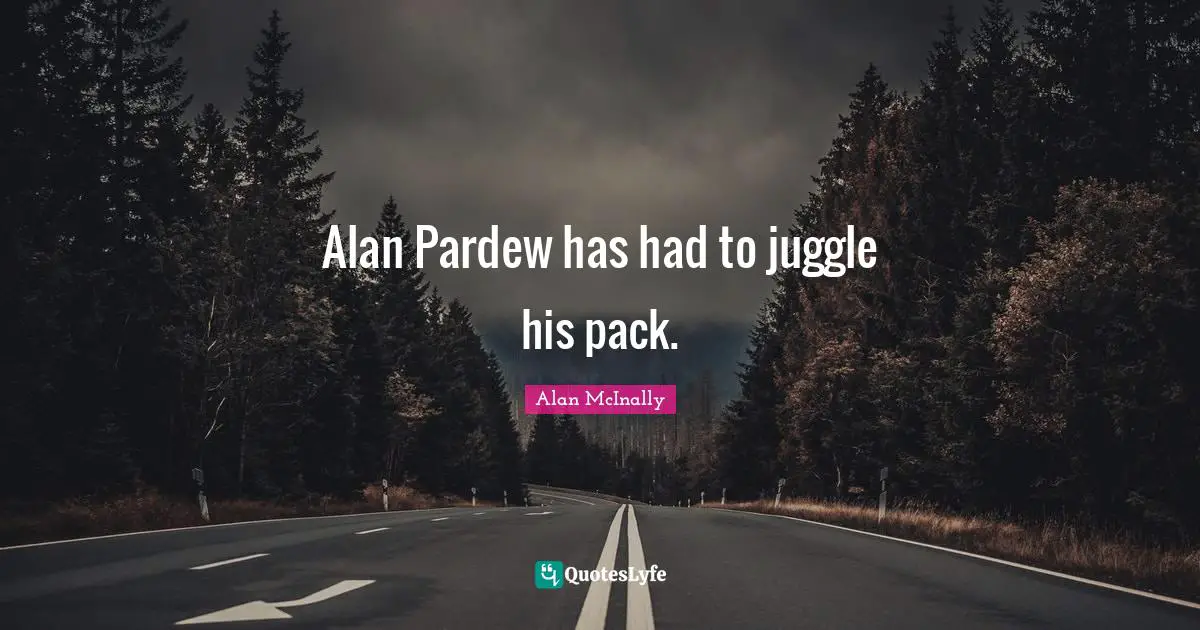 Alan Pardew has had to juggle his pack.