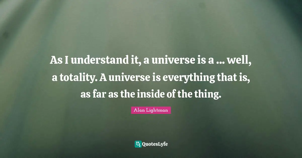 As I understand it, a universe is a ... well, a totality. A universe is everything that is, as far as the inside of the thing.