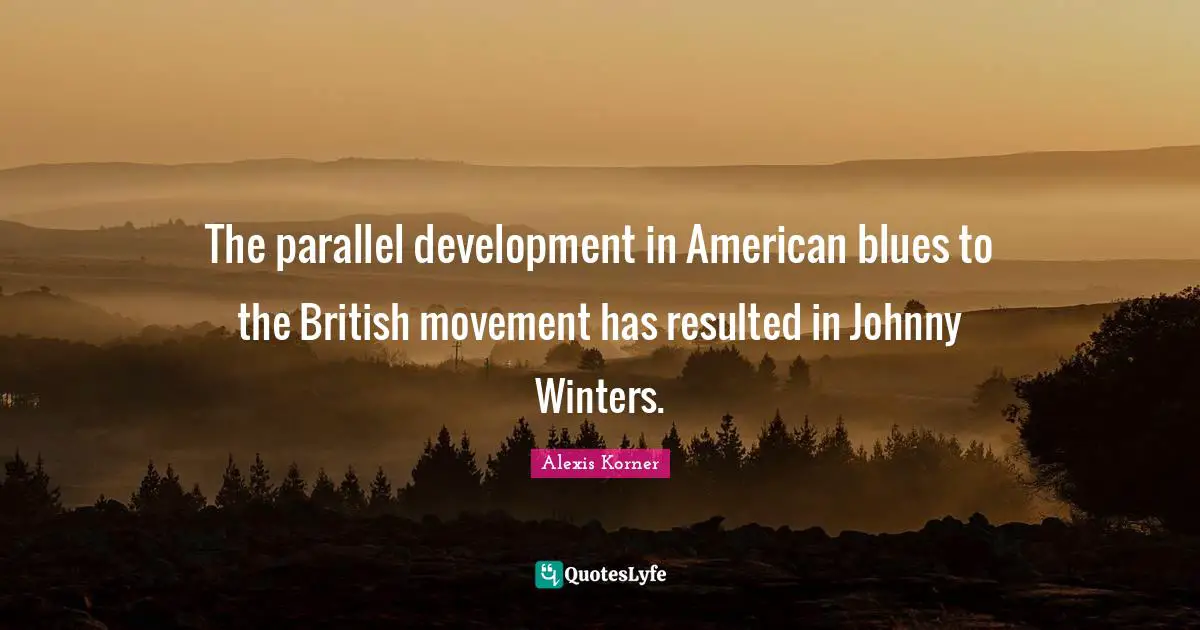 The parallel development in American blues to the British movement has resulted in Johnny Winters.