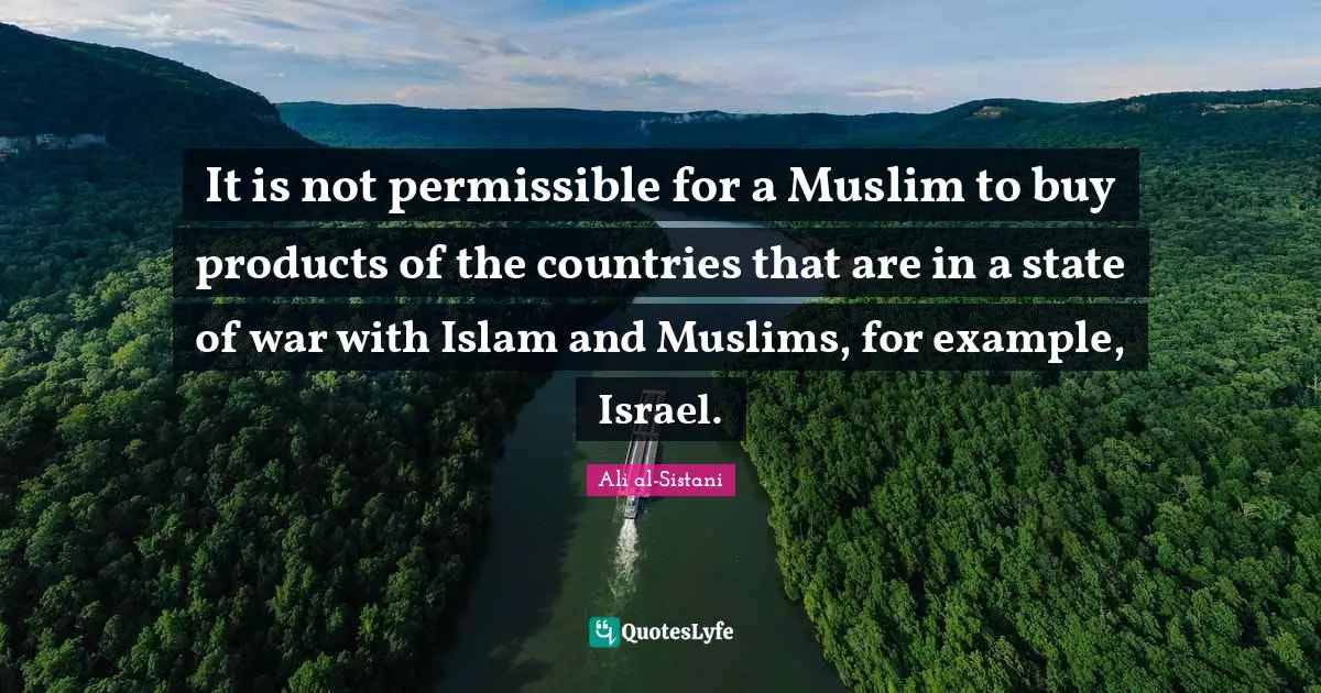 It is not permissible for a Muslim to buy products of the countries that are in a state of war with Islam and Muslims, for example, Israel.