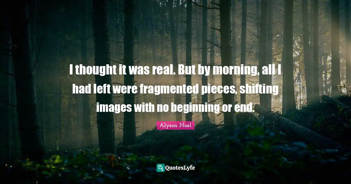 I thought it was real. But by morning, all I had left were fragmented pieces, shifting images with no beginning or end.