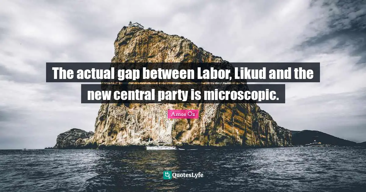 The actual gap between Labor, Likud and the new central party is microscopic.