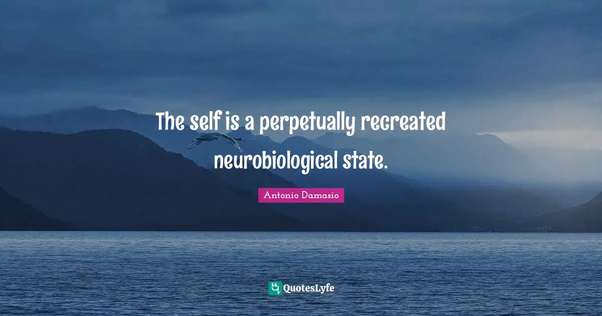 The self is a perpetually recreated neurobiological state.