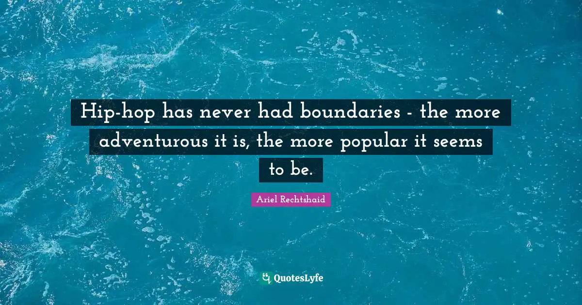 Hip-hop has never had boundaries - the more adventurous it is, the more popular it seems to be.