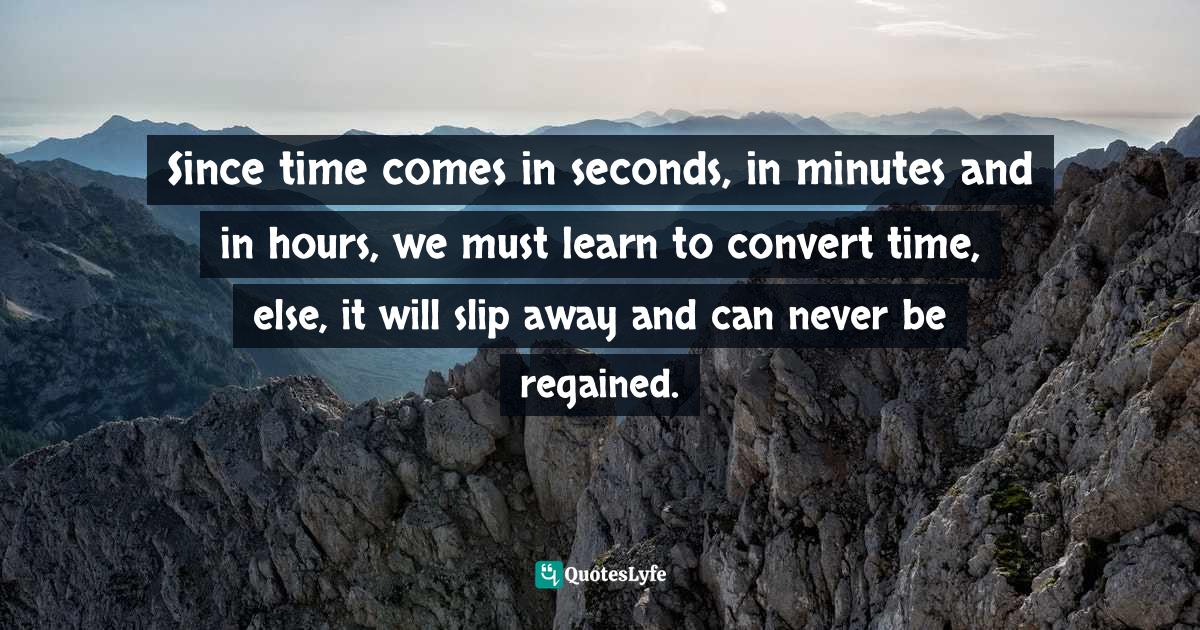 Best Time Conversion Time Management Quotes with images to share and
