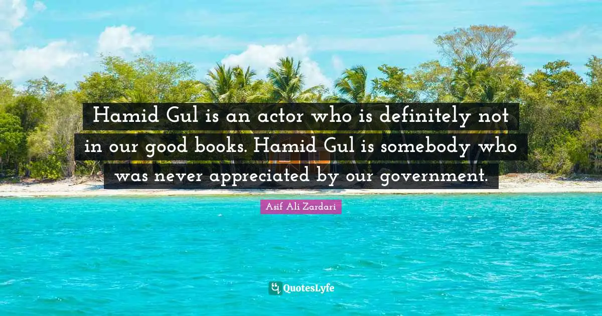 Hamid Gul is an actor who is definitely not in our good books. Hamid Gul is somebody who was never appreciated by our government.