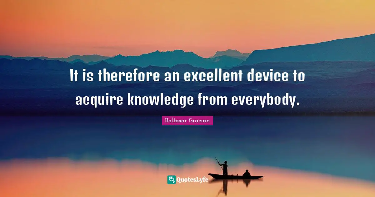 It is therefore an excellent device to acquire knowledge from everybody.