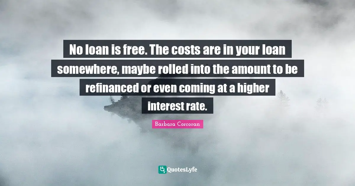 No loan is free. The costs are in your loan somewhere, maybe rolled into the amount to be refinanced or even coming at a higher interest rate.