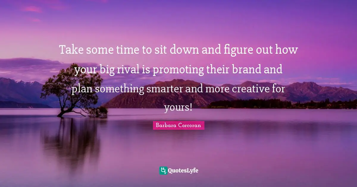 Take some time to sit down and figure out how your big rival is promoting their brand and plan something smarter and more creative for yours!