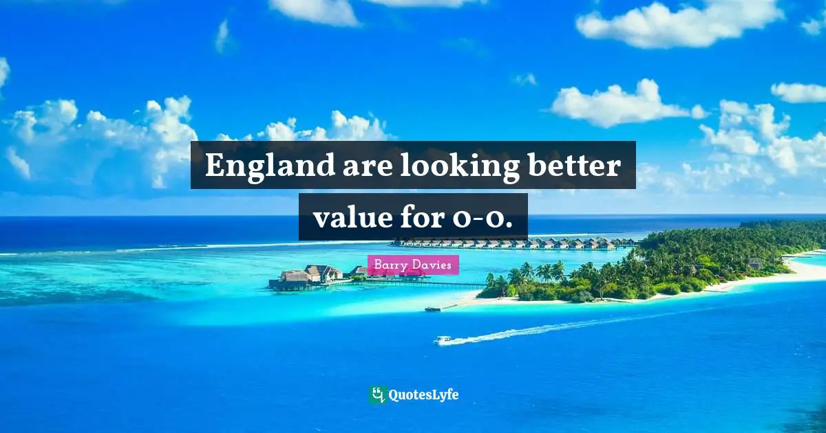 England are looking better value for 0-0.
