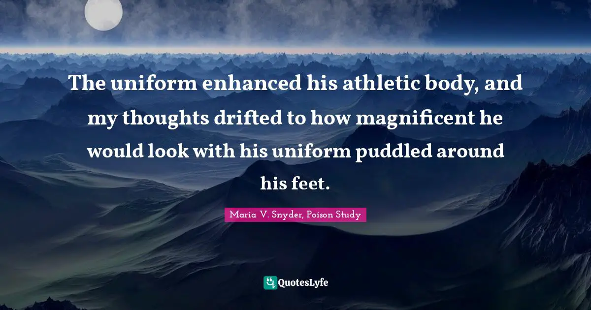 The uniform enhanced his athletic body, and my thoughts drifted to how magnificent he would look with his uniform puddled around his feet.